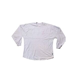Disney Spirit Jersey Disneyland Resort Lavender Glitter Puff Print‎ Shirt L